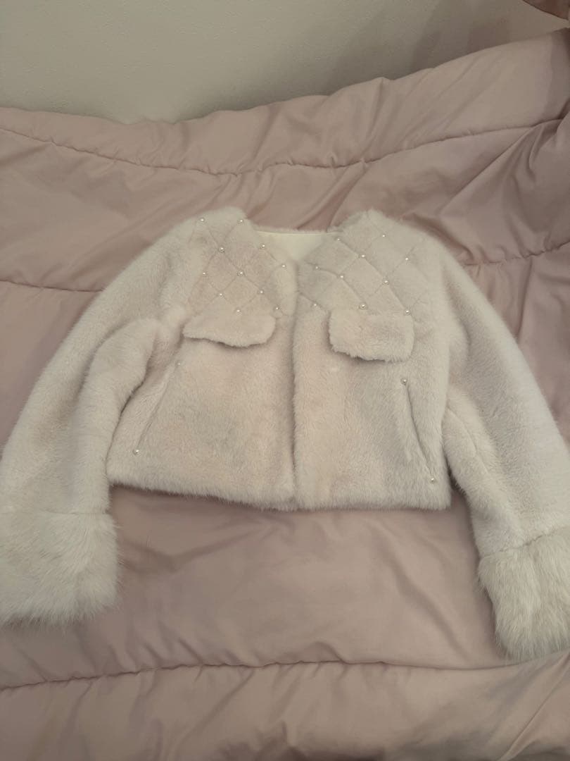 ジャケット・アウター Lumignon original Quilting fur coat