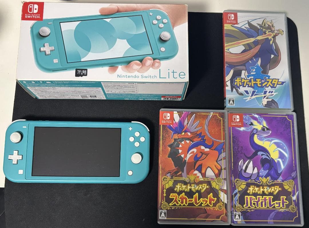 Nintendo Switch Lite ターコイズ ゲームソフト3本付き