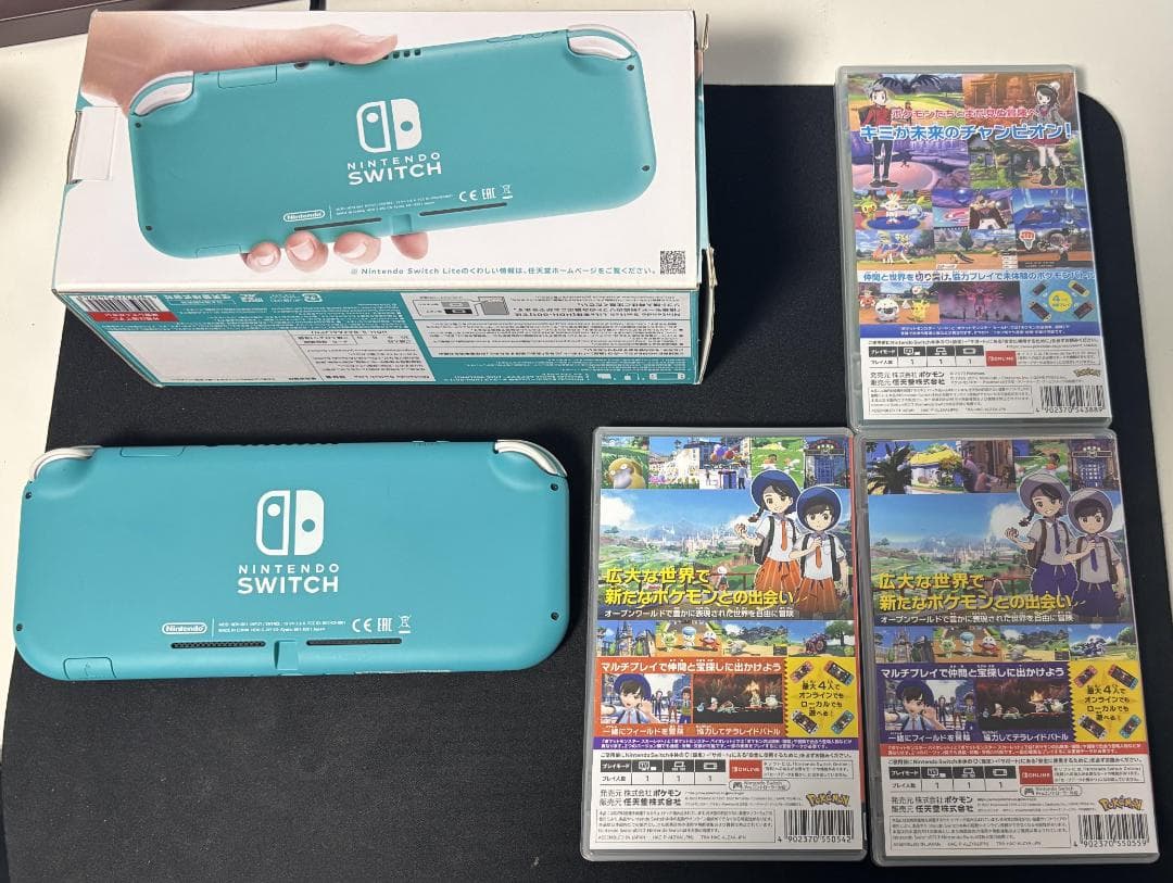 Nintendo Switch Lite ターコイズ ゲームソフト3本付き