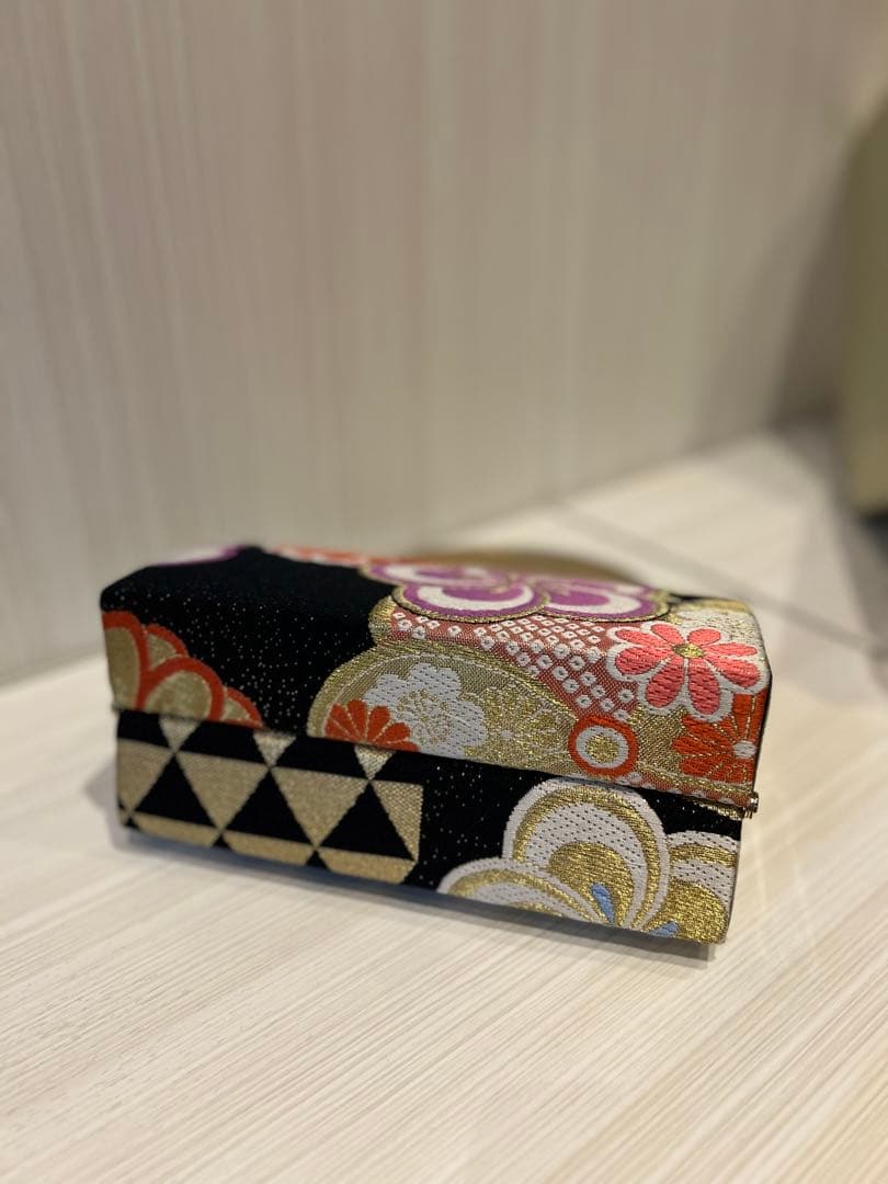 和柄バッグと下駄