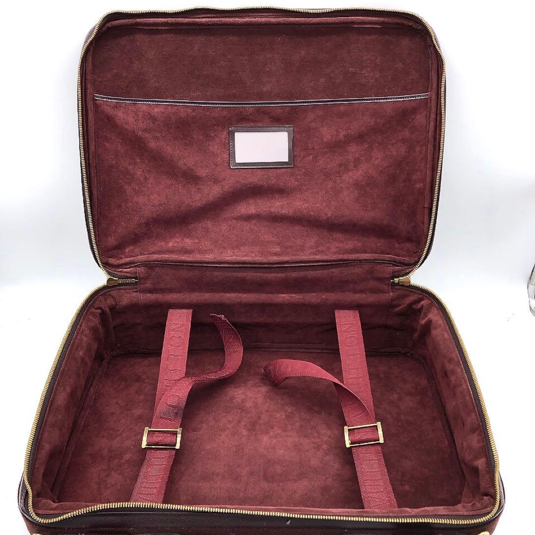 【LOUIS VUITTON】サテライト53 タイガ　トラベルバッグ　ボルドー