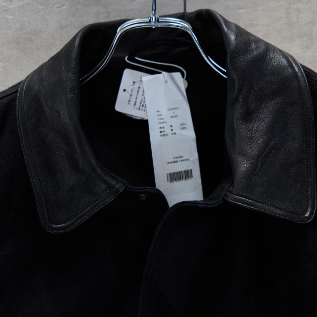 25AW 新品 COMOLI コモリ デニムレザーワークジャケット 3