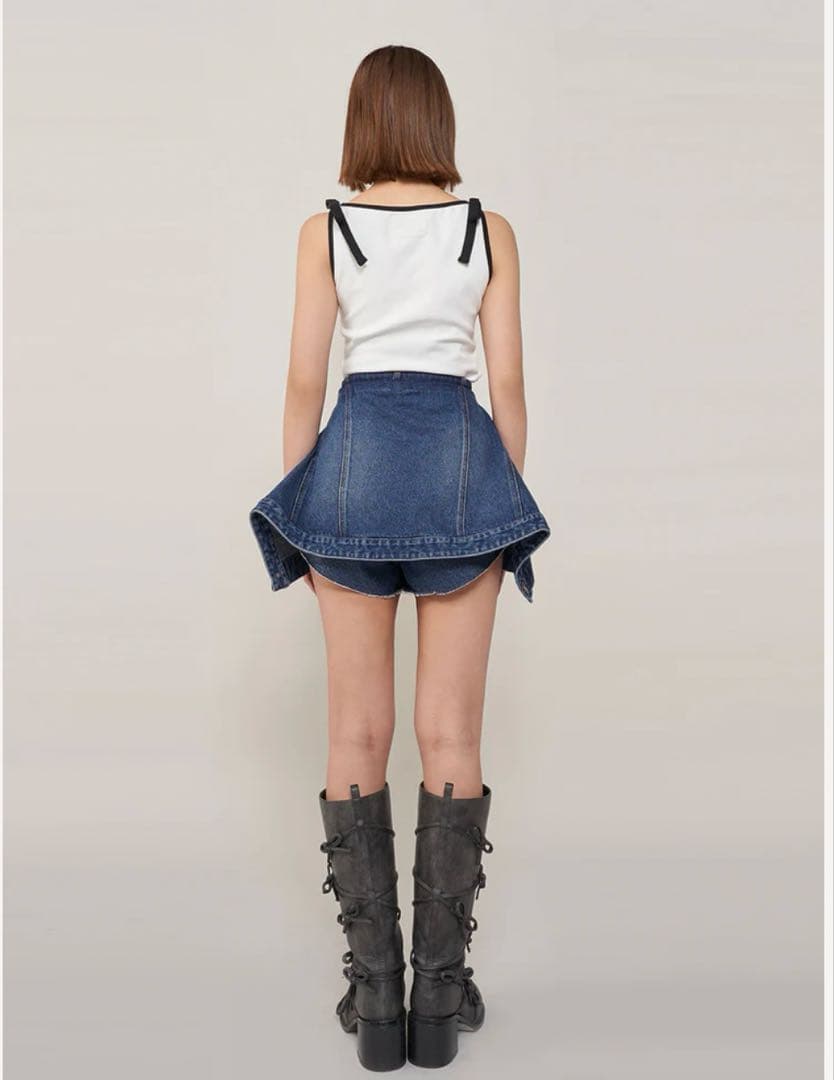 ⚠️最終お値下げ新品未使用 ダーリッチドッキングデザインデニムショートパンツ