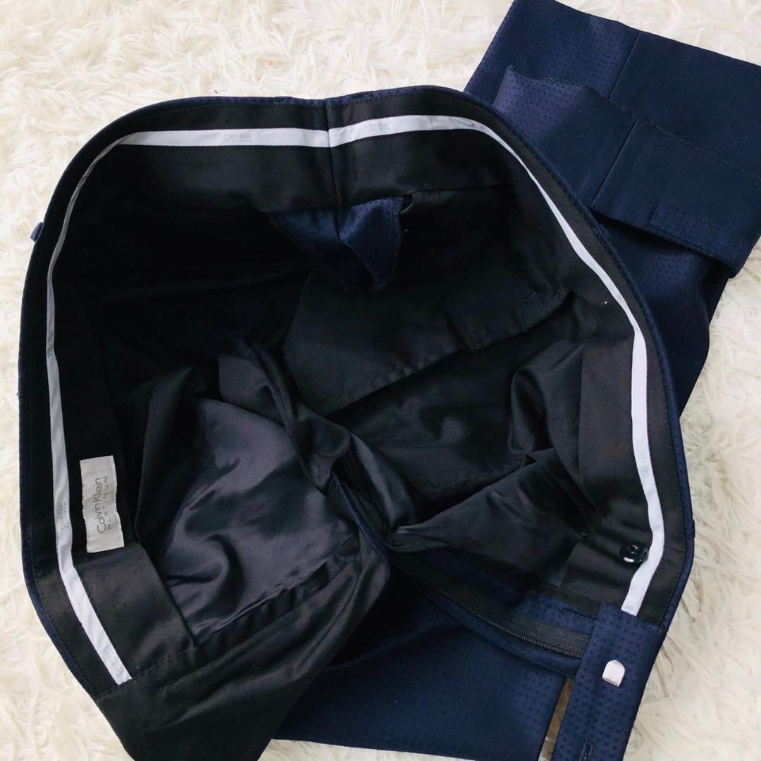 【希少スリーピース】カルバンクライン★セットアップスーツ L相当 ビジネス