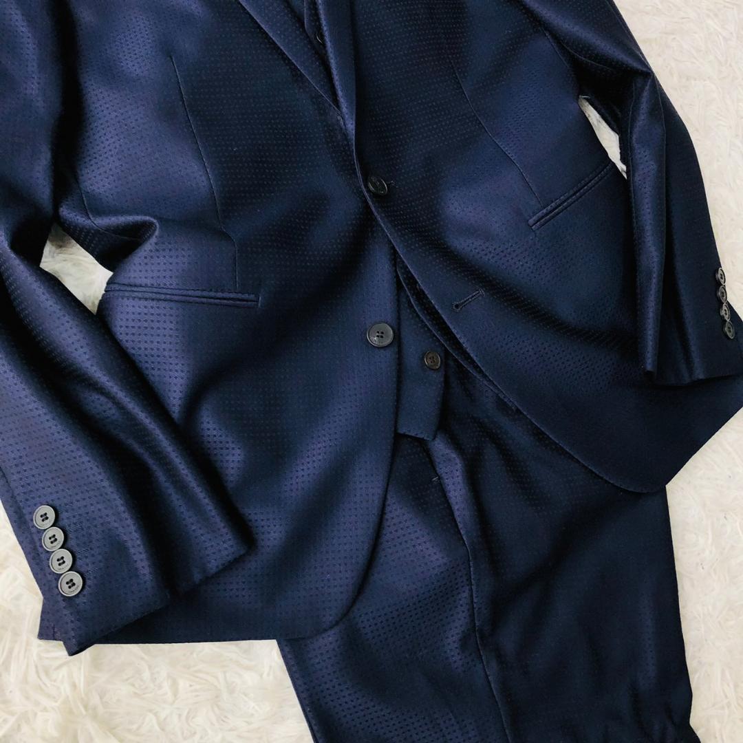 【希少スリーピース】カルバンクライン★セットアップスーツ L相当 ビジネス