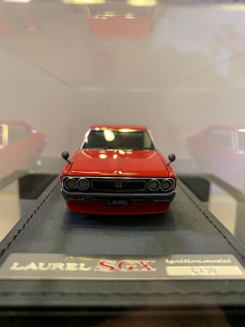 まい　IG 1/43 ローレル　SGX C130 レッド