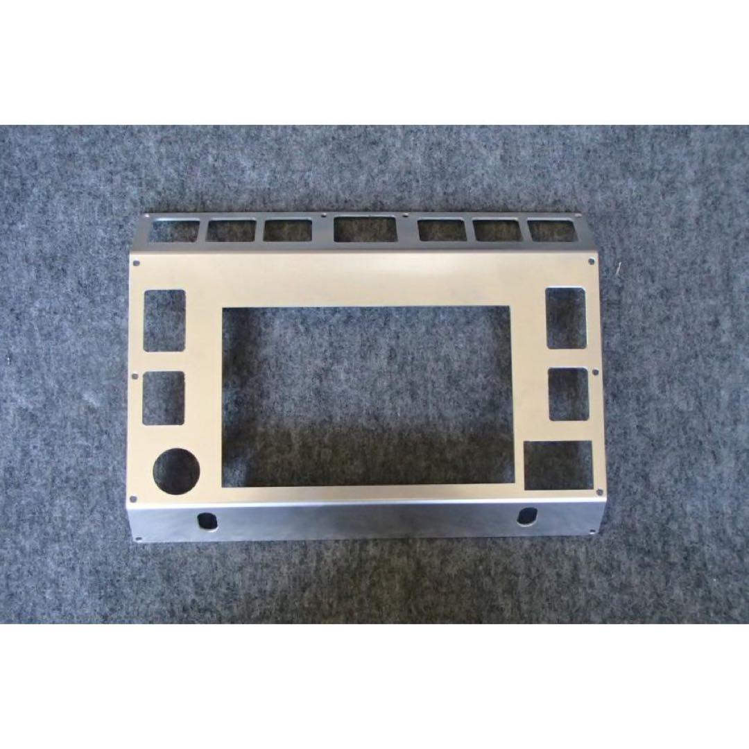 ランドローバー　ディフェンダー 2DINフェイスパネル td5 アルミ素地