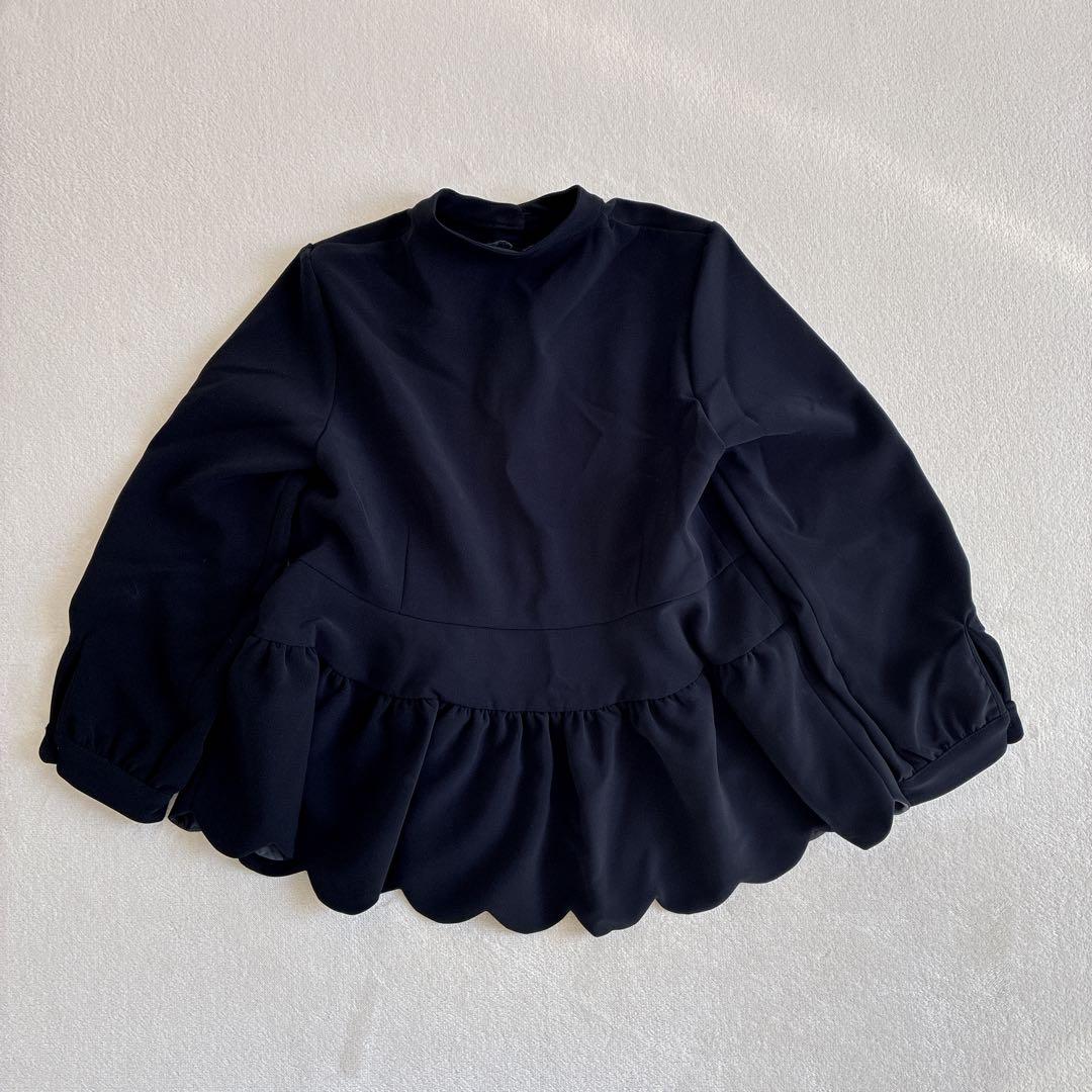 SONO ソーノ　スカラップヘム　フェミニティブラウス