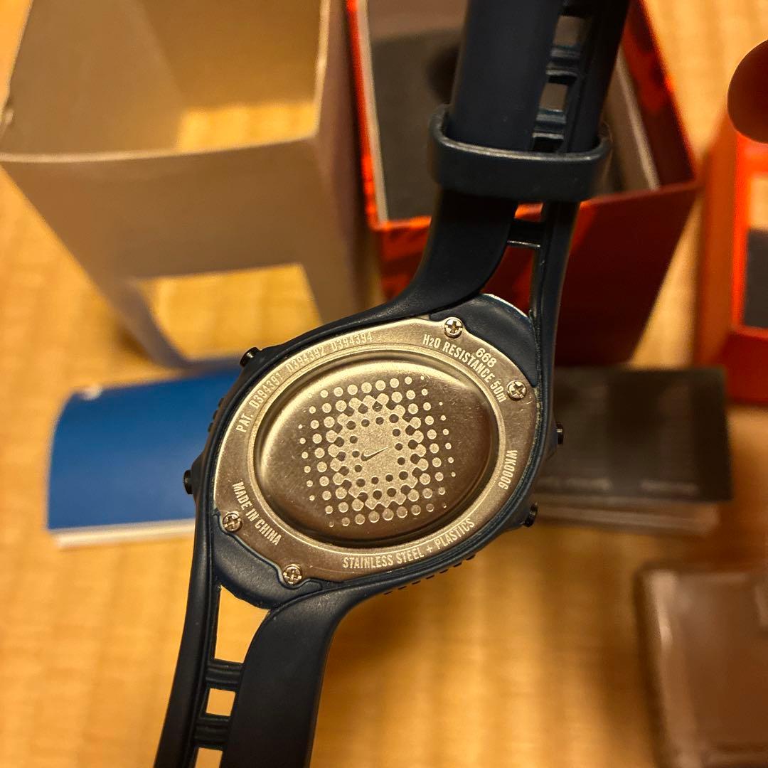 NIKE Triax Fly ランニングウォッチ ネイビー WK0006