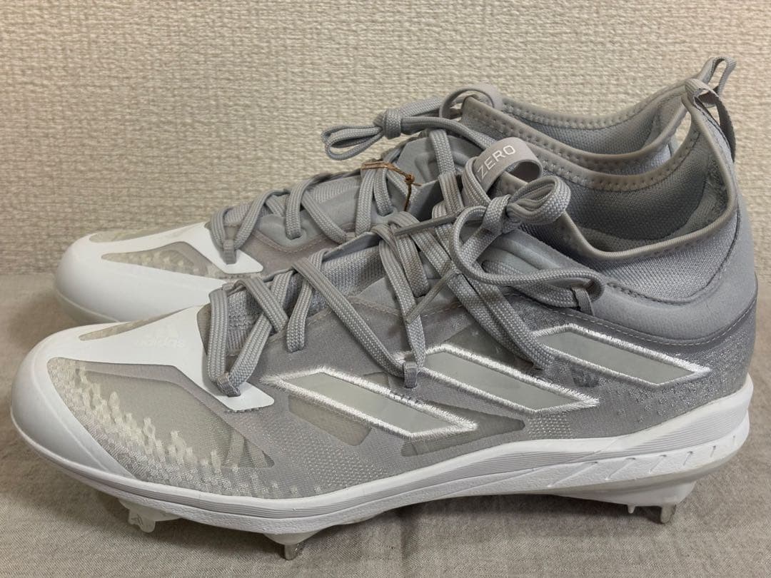 【日本未発売】 adidas 海外モデル スパイク グレー 27cm ④
