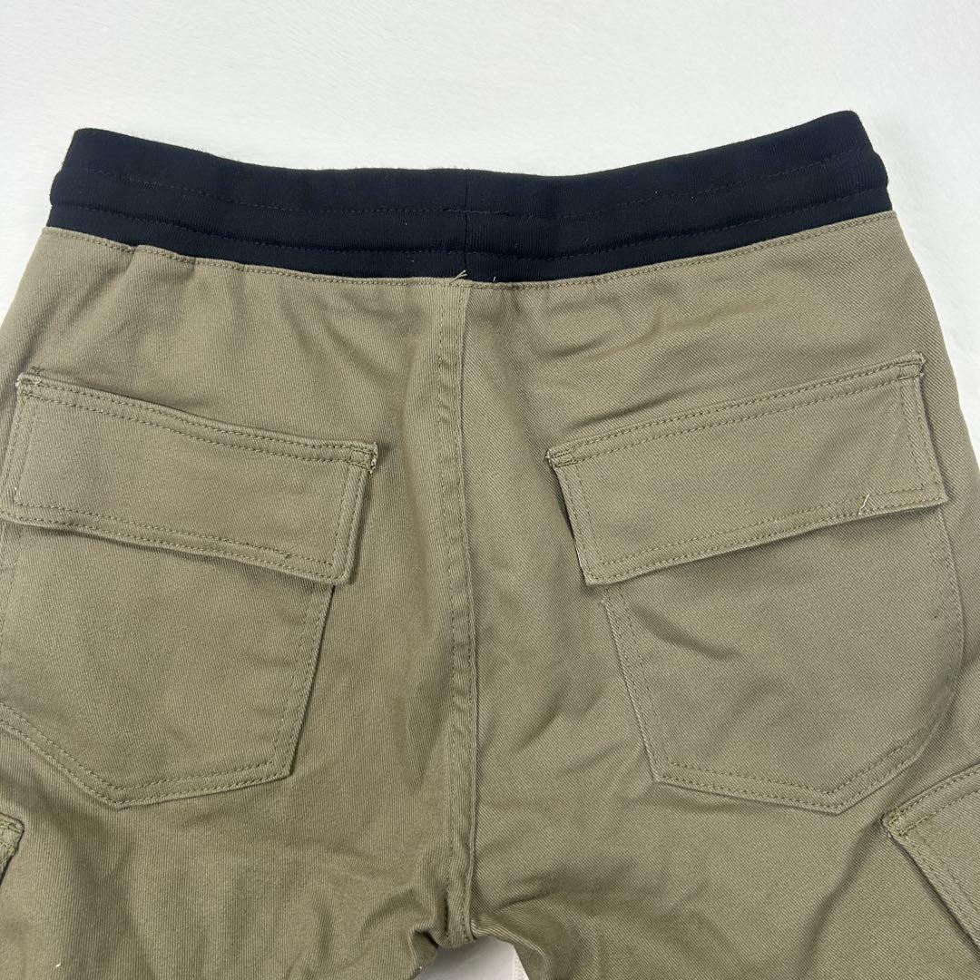 b1494✨新品タグ付✨【mnml】カーゴパンツ　ジョガーパンツ　Olive　M