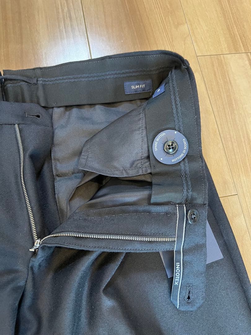 新品タグ付 INCOTEX 48 1T0N24 ブラック インコテックス