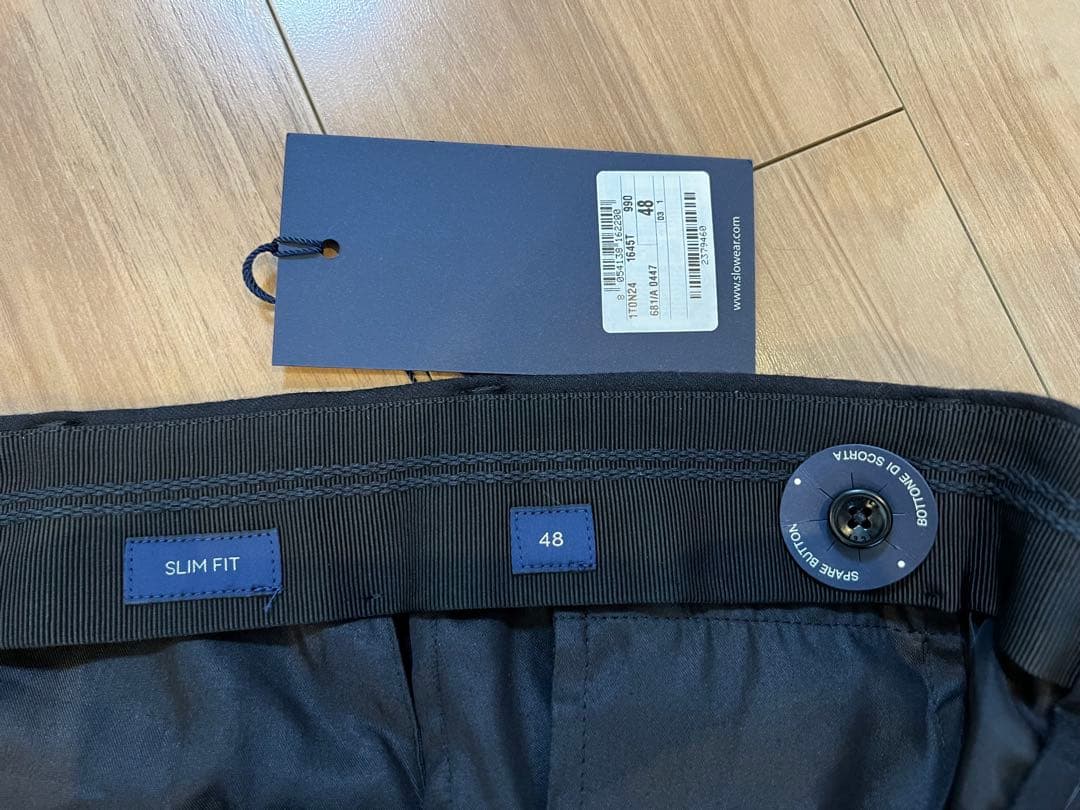 新品タグ付 INCOTEX 48 1T0N24 ブラック インコテックス