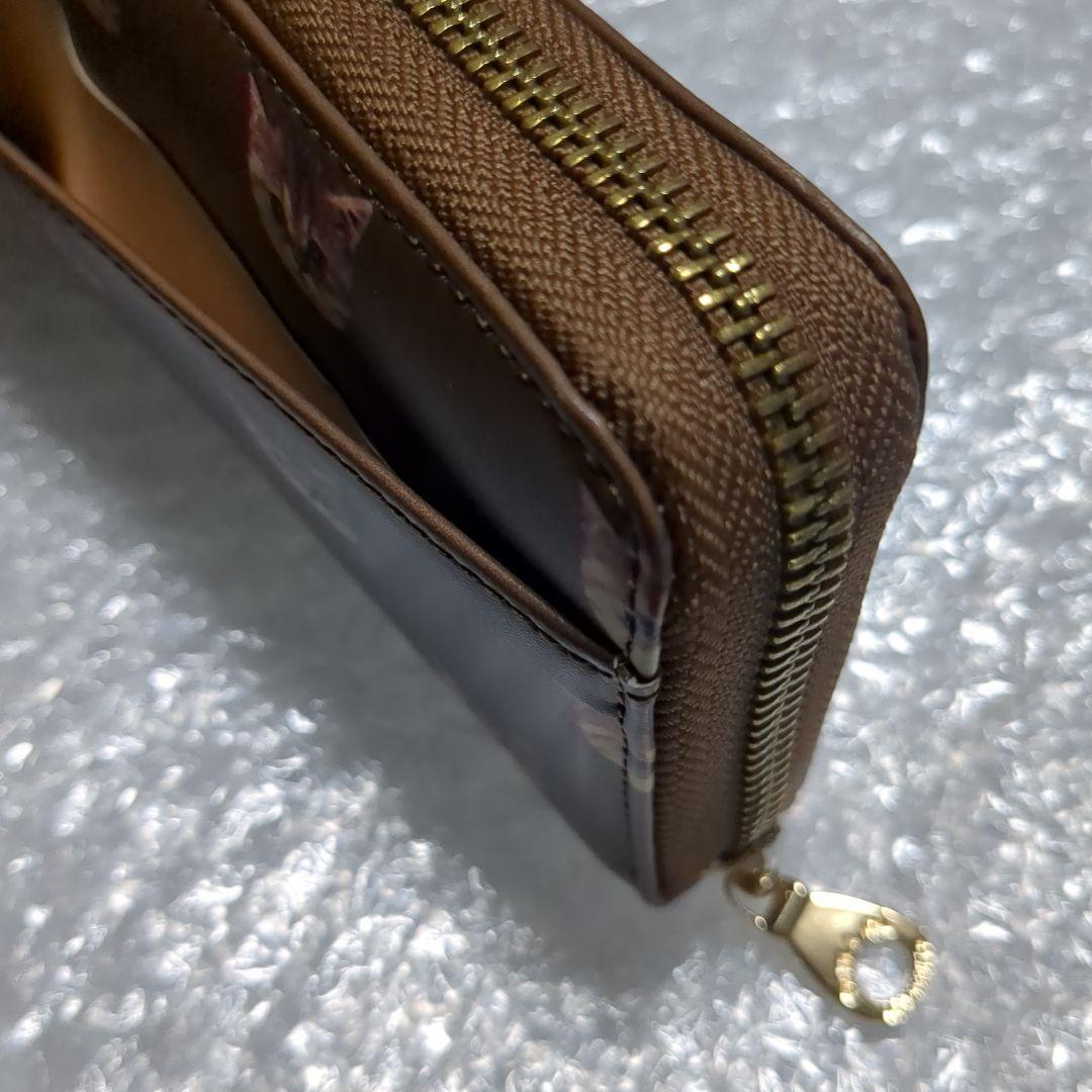 猫柄 ラウンドファスナー長財布 新品未使用 合皮 ポールアンドジョー