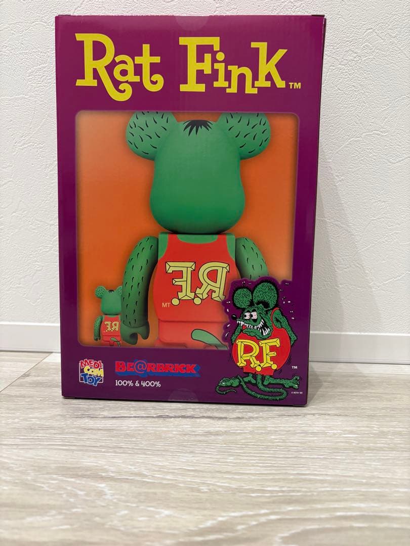 最終値下げ未開封Bearbrick Rat Fink 100% & 400%