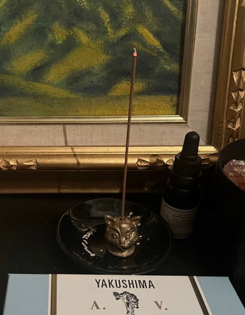 アスティエ　Patch NYC インセンスホルダー 猫型