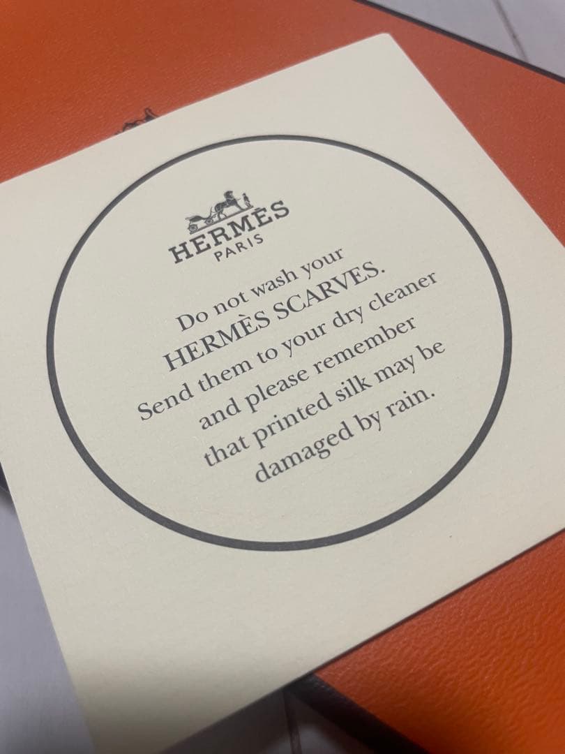 HERMES シルクスカーフ 馬術デザイン