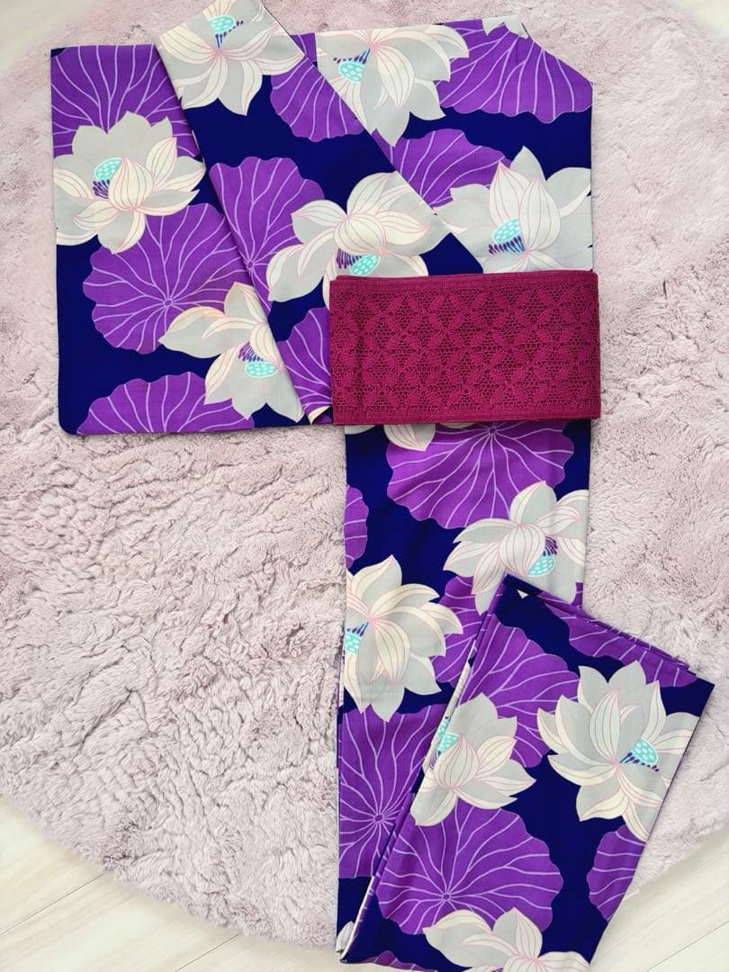 和風館の浴衣　蓮　セオアルファ