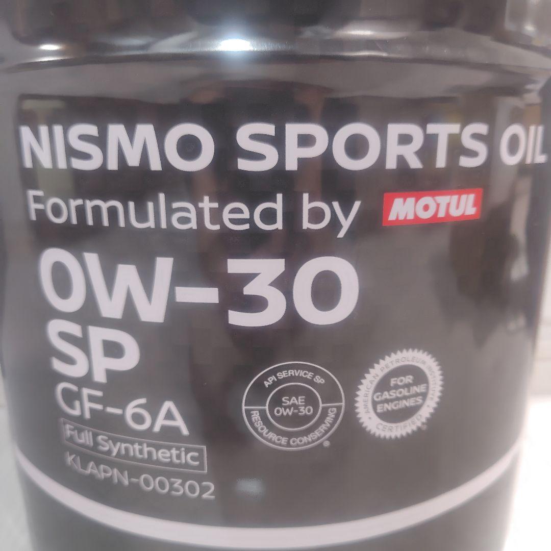 エンジンオイル NISMO スポーツオイル 0W-30 SP 化学合成油