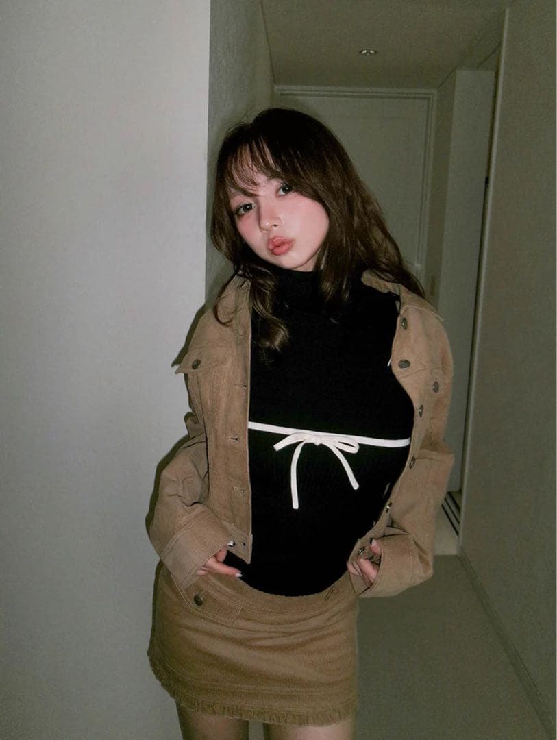 そ*様 【新品】ANDMARY♡Elsa corduroy mini skirt