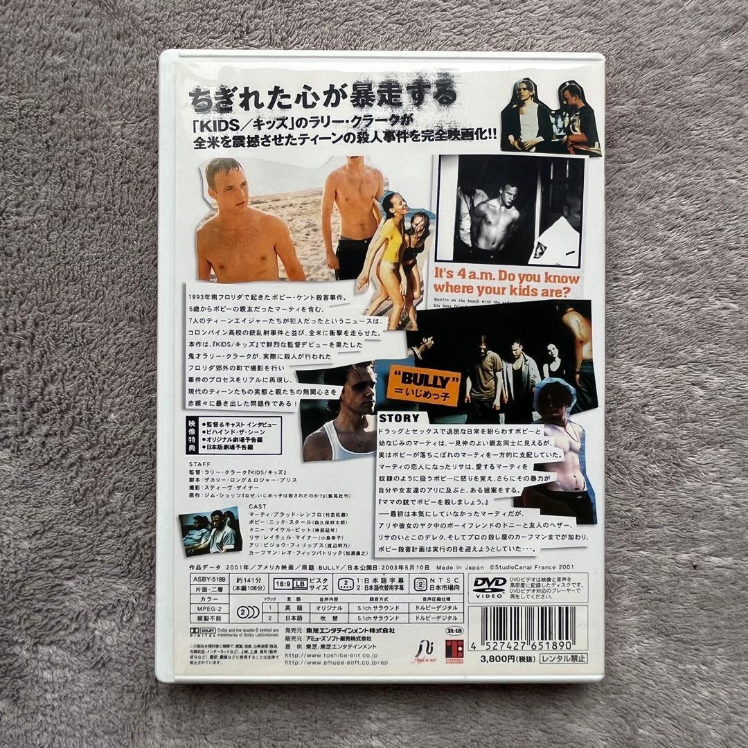 希少 Larry Clark 映画 BULLY パンフレット DVD セット