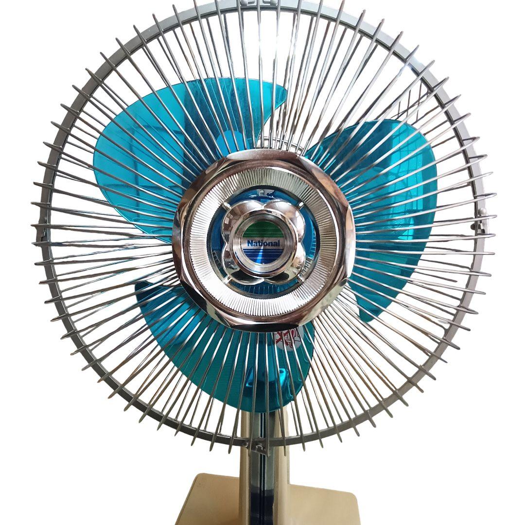 美品 ナショナル 昭和レトロ 扇風機 30センチ座敷 F-30H1L 動作確認済