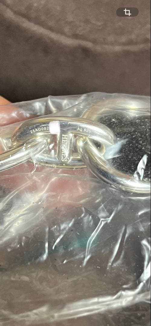 新品HERMES シェーヌダンクル　ネックレスGM29コマ　最安値