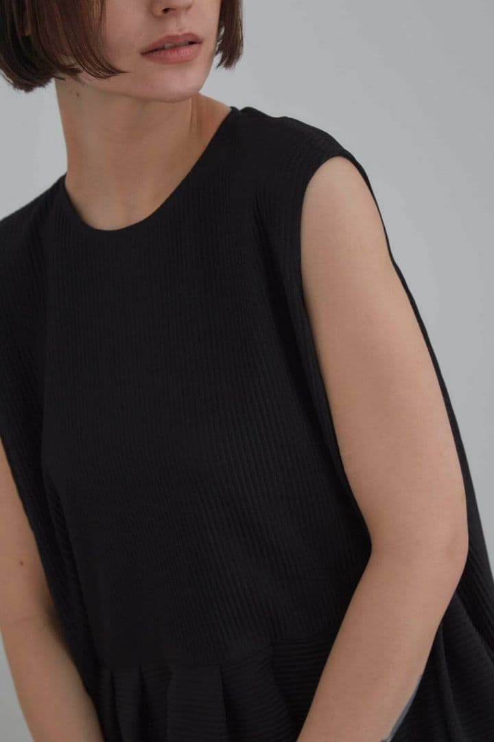 美品 完売 LE PHIL ワイドリブジャージトップ ルフィル トップス