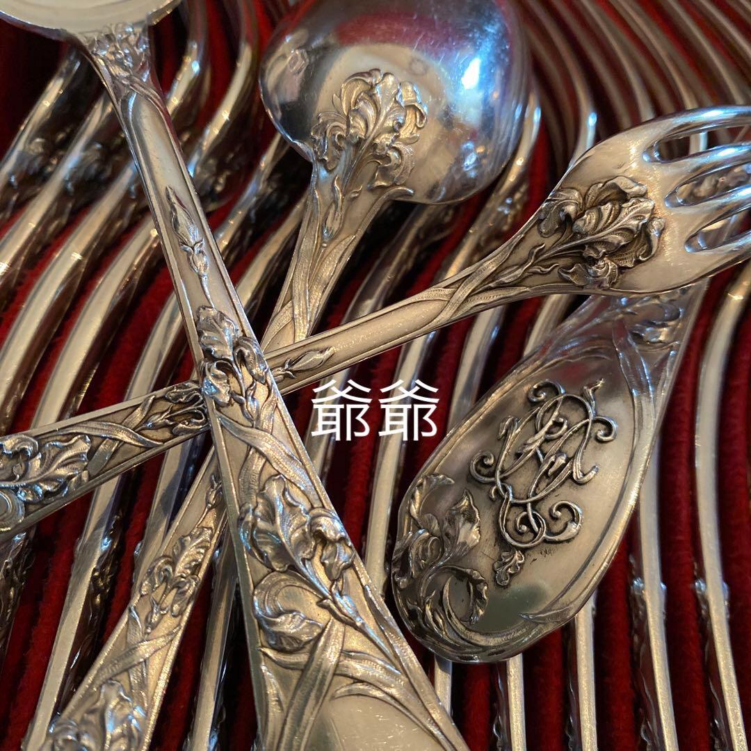 ☆御追加／フランス 純銀／ディナーフォーク＆ディナースプーン 各１本