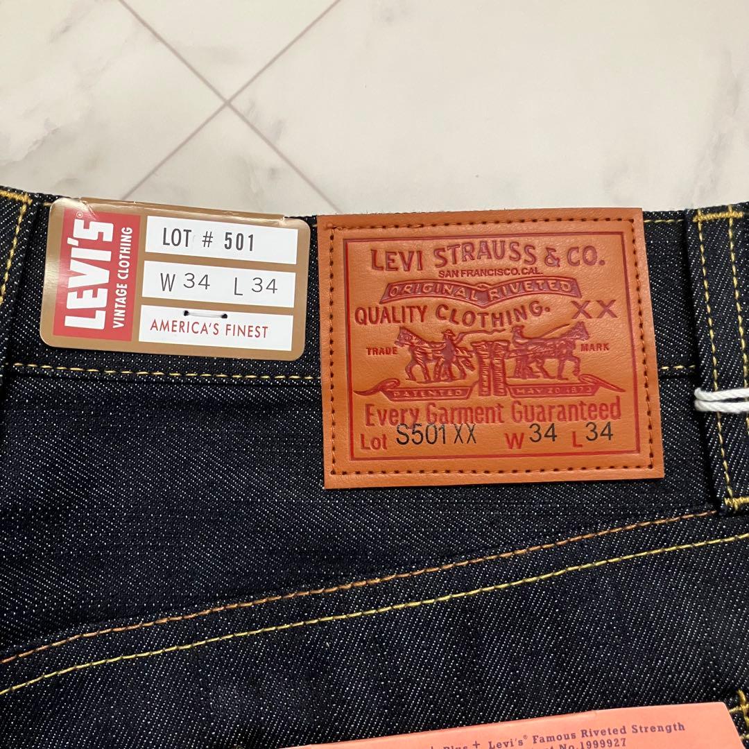 Levi's リーバイス S501XX 1944 大戦モデル 44501 W34