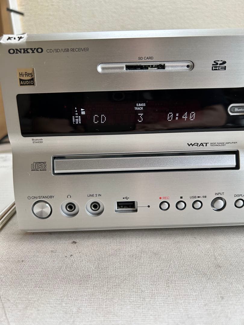 K14 整備ONKYO NFR-7TX ハイレゾCD/SD/USB レシーバー