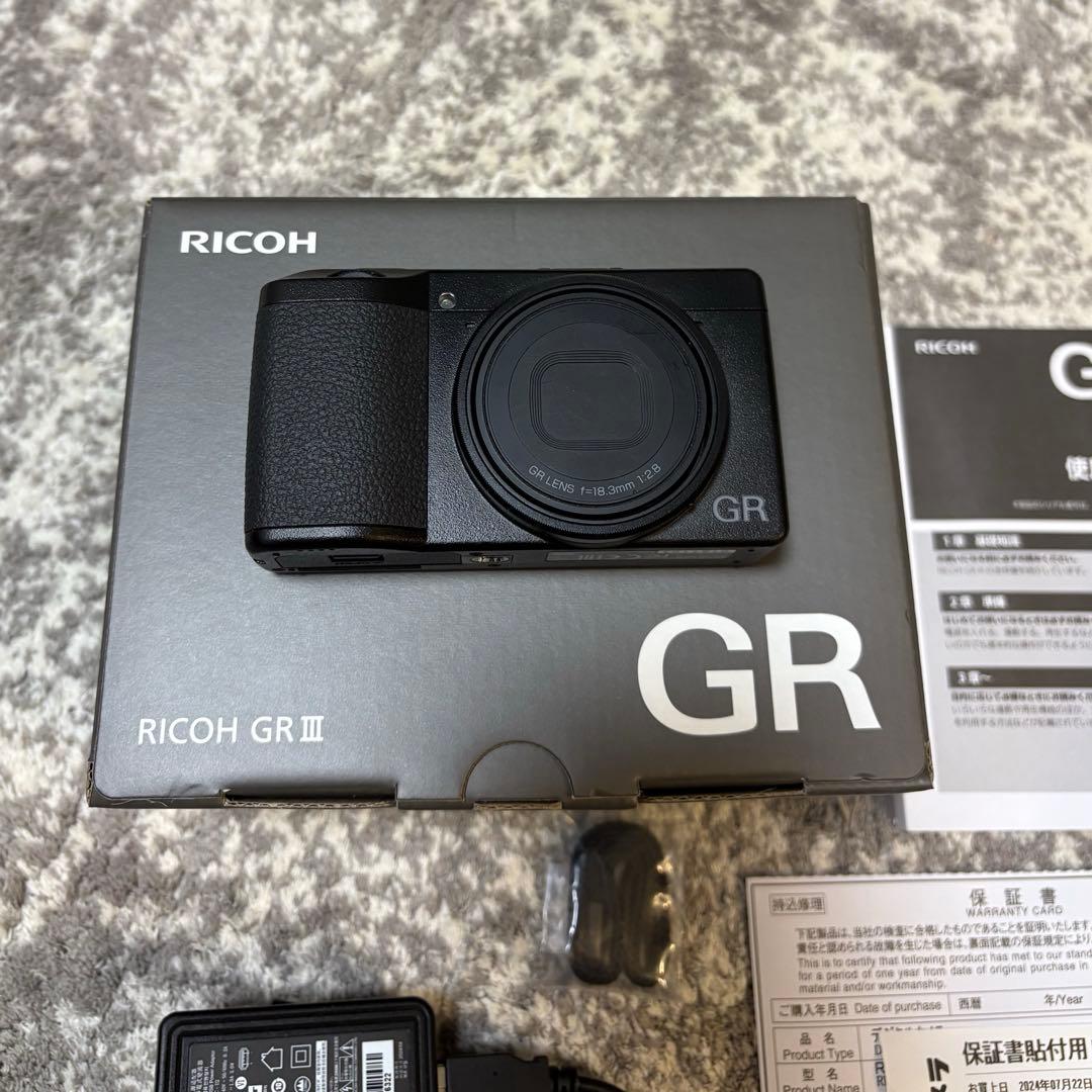 【極美品】シャッター数650 RICOH GR III