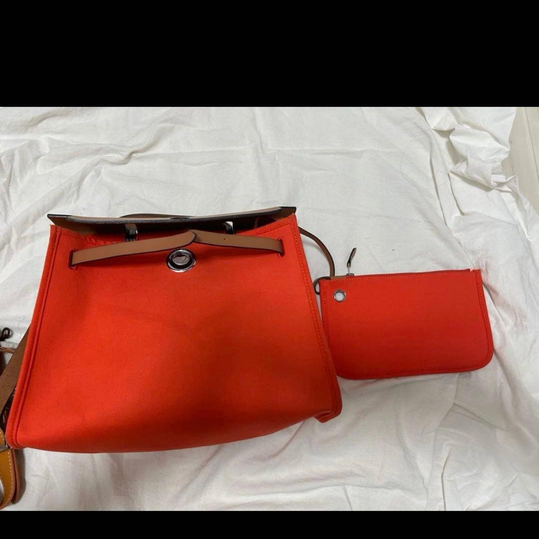 値下げ可能　新品未使用　HERMES オレンジ　ショルダー　バッグ
