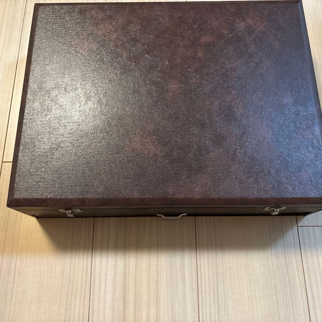 ラッキーウッド　カトラリー53本　ステンレス　18-12 6客セット