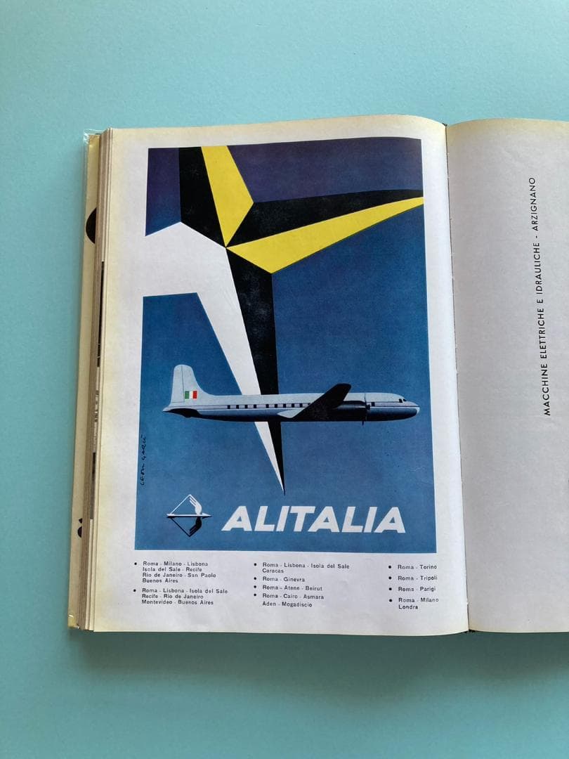 【激レア】サヴィニャック風のかわいいイラスト広告がいっぱい。『イタリア広告年鑑』