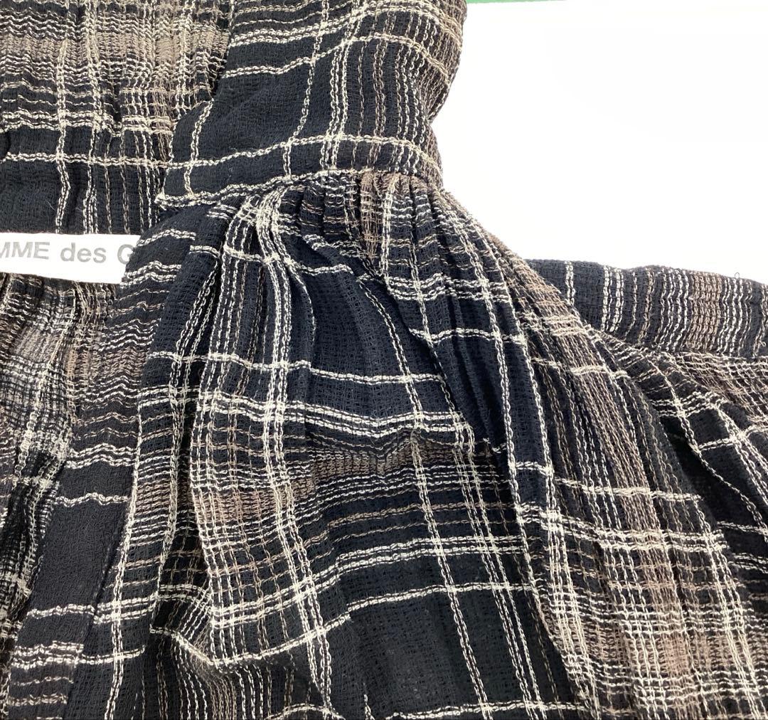 R742K レディースシャツチュニック F 黒レトロ春夏コムデギャルソン4/24