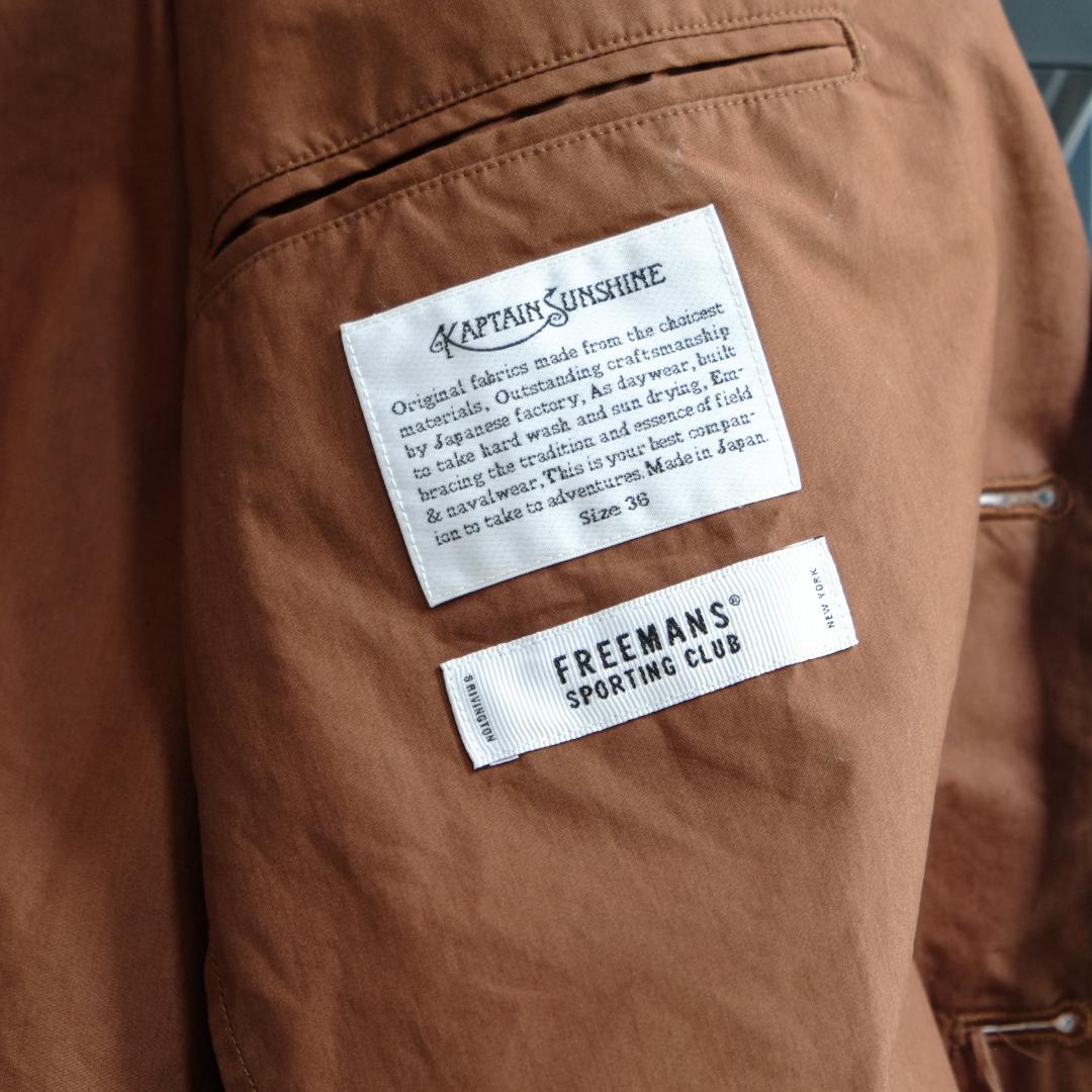 【別注】KAPTAIN SUNSHINE × FSC フィンクスコットン 36