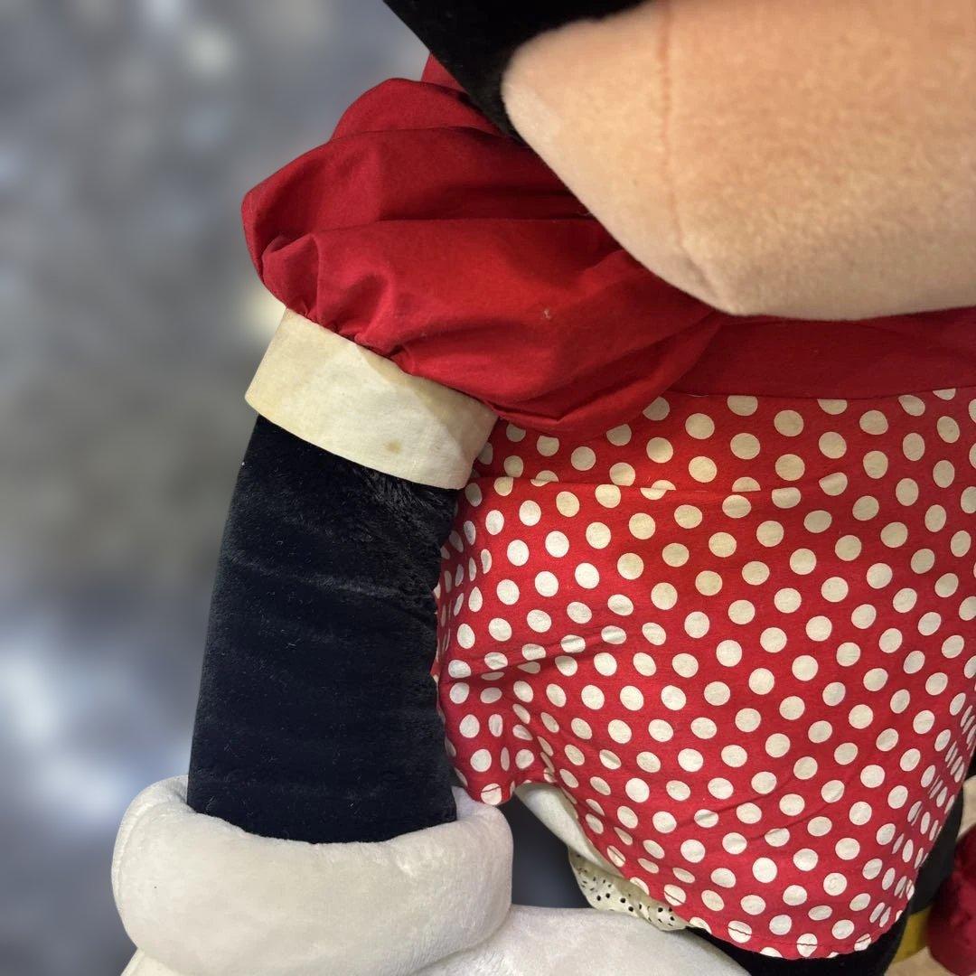 「ディズニーストア ミニーマウス」110〜120cm巨大ぬいぐるみ