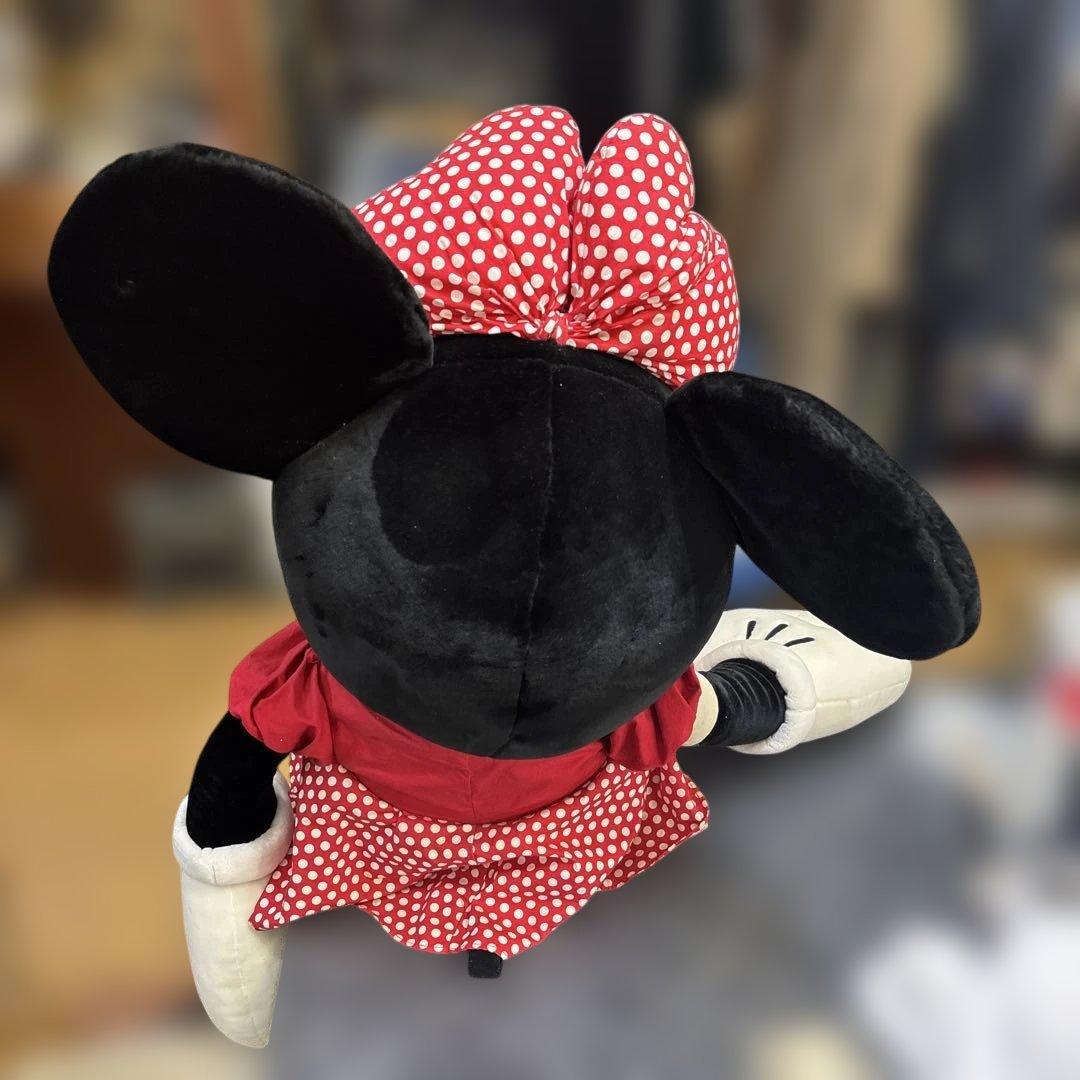 「ディズニーストア ミニーマウス」110〜120cm巨大ぬいぐるみ