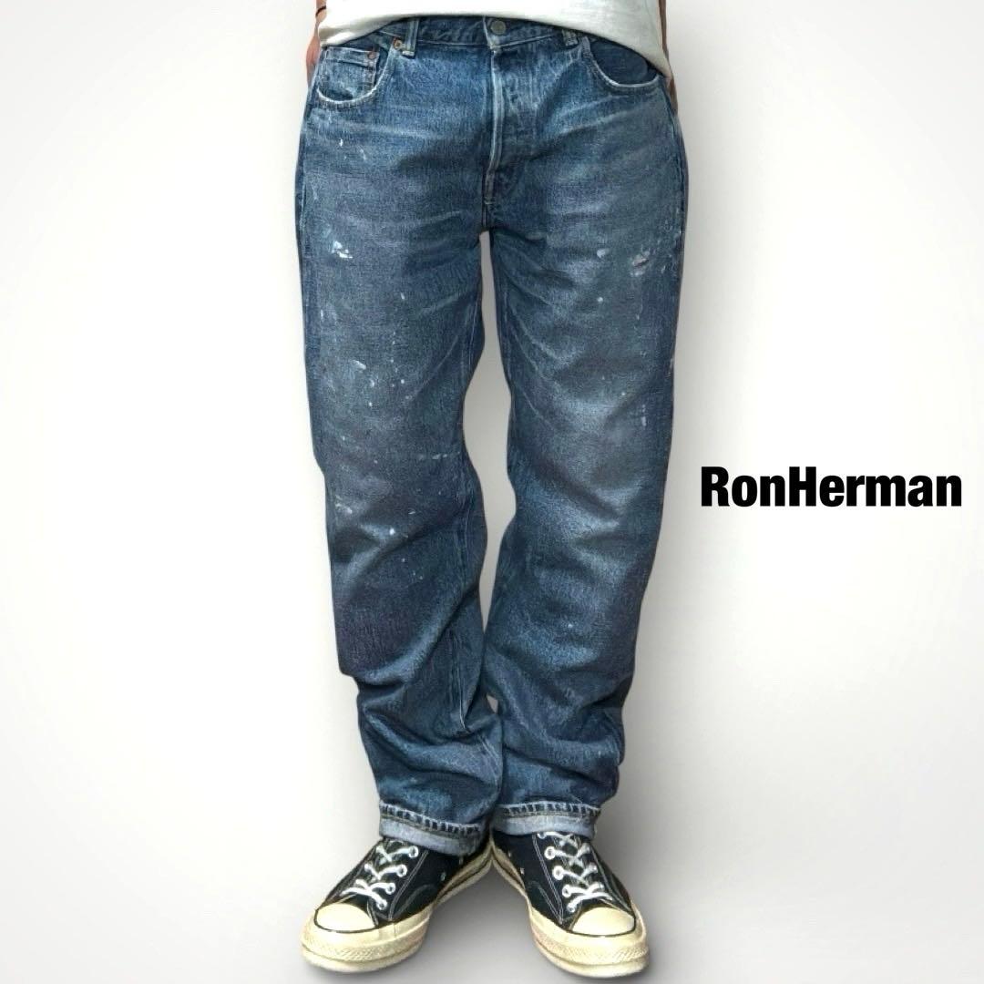 RonHerman ビンテージ加工セルビッチデニム 赤耳 RHCペンキ 日本製