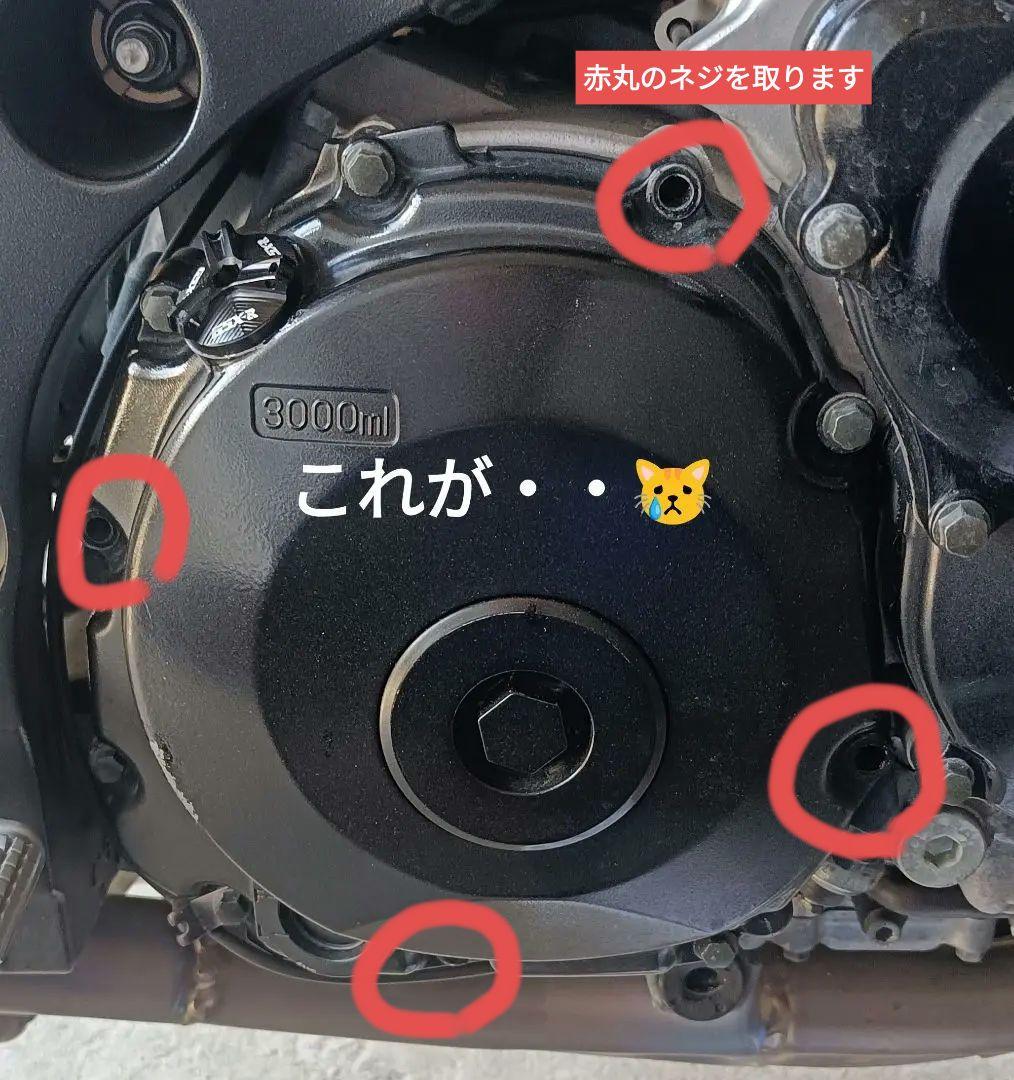 取付簡単　GSX-R1000　K5　K6用　ジェネレーターカバー クラッチカバー