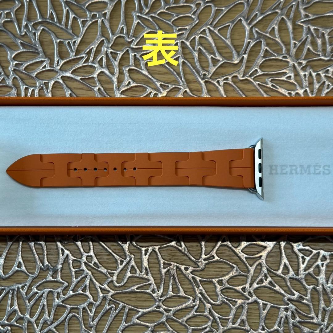 アップル ウォッチ エルメス バンド キリム オレンジ 38-42mm バレニア