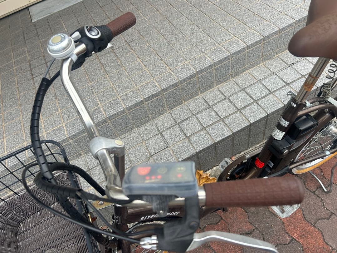兵庫県神戸市より！21technology レトロ感漂う電動アシスト自転車実働。