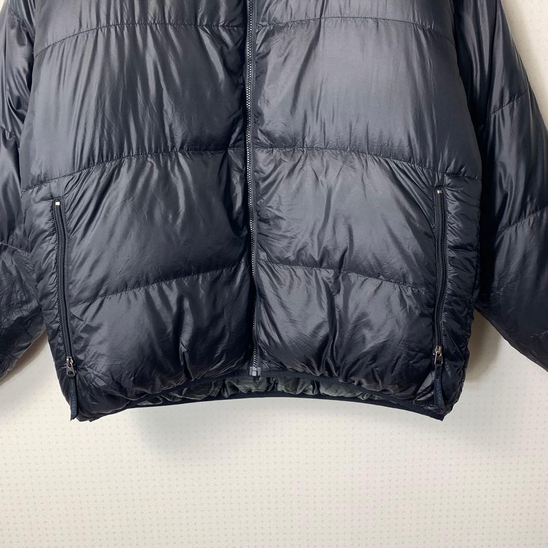 H*O様 オールドモンベル アルパインダウンジャケット XL ブラック 刺繍ロゴ