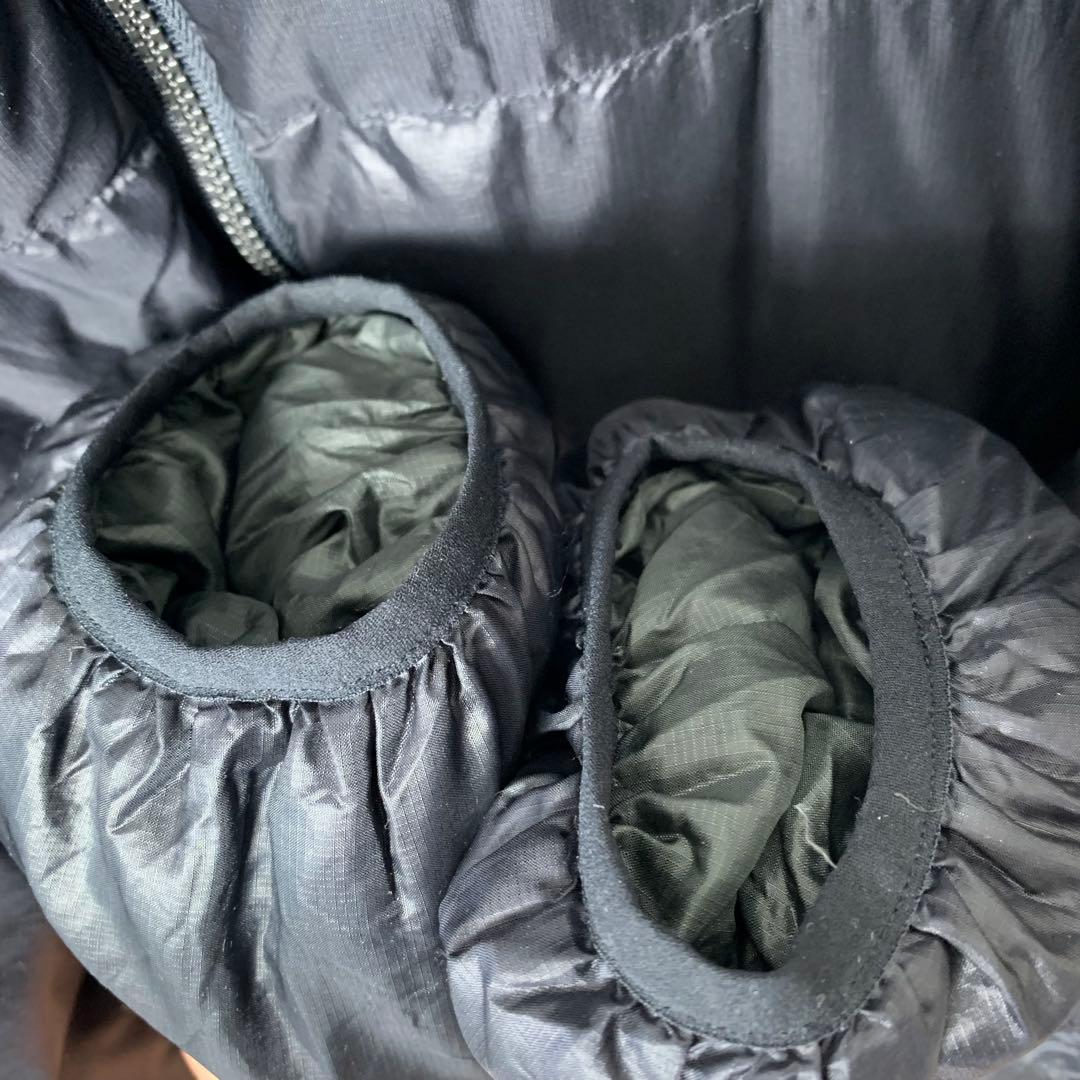 H*O様 オールドモンベル アルパインダウンジャケット XL ブラック 刺繍ロゴ