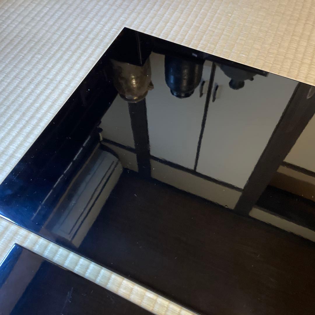 「輪島塗」【宇太郎】(作)の『炉用と風炉用の長板』２枚セットです。※美品　茶道具