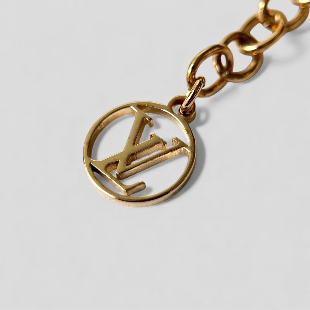 美品 ルイヴィトン ネックレス LV&ME ゴールド LOUIS VUITTON