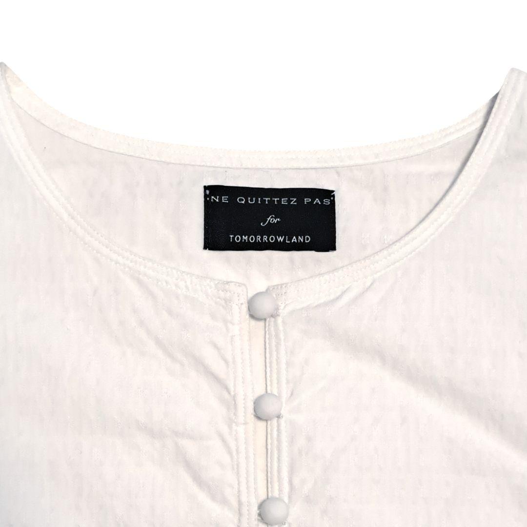 ヌキテパ TOMORROWLAND別注 スリーブビジューブラウス23SS 完売品