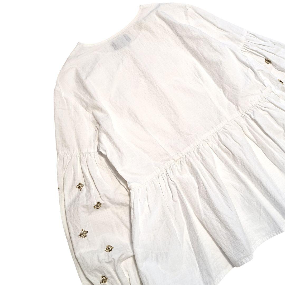 ヌキテパ TOMORROWLAND別注 スリーブビジューブラウス23SS 完売品