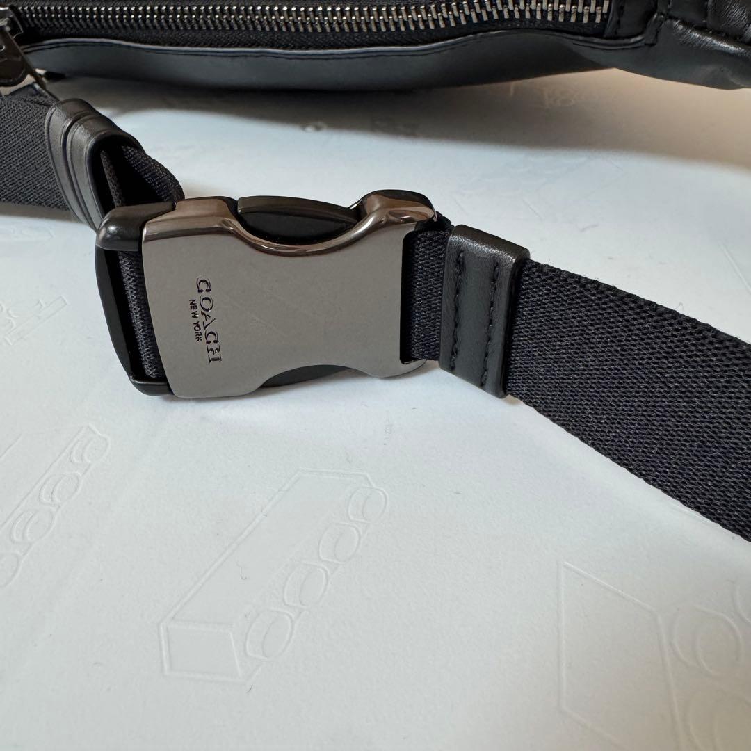 COACH レザー スリングバッグ / ベルトバッグ ブラック ユニセックス